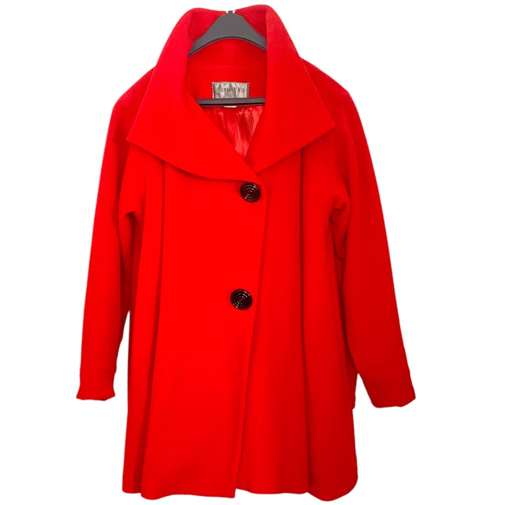 Stunning Red (2) Piece 100% Wool Jermikko Suiting Separates
